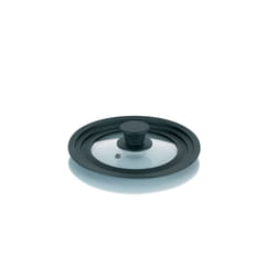 Kela 11440 couvercle Rond Noir, Transparent