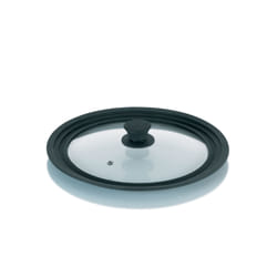 Kela 11442 couvercle Rond Noir, Transparent