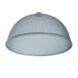 Kela Como Gris Métal, Plastique Rond Cloche