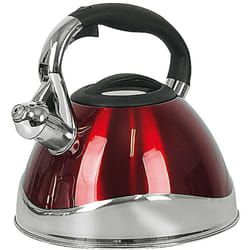 Kela 11658 bouilloire 3 L Rouge, Acier inoxydable