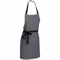 KELA Tablier gianna carreaux - 80 x 67 cm - Noir