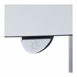 Kela 20627 miroir de maquillage Autonome Rectangulaire Argent