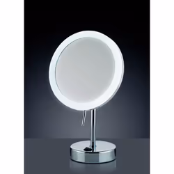 Kela 20628 miroir de maquillage Autonome Rond Acier inoxydable