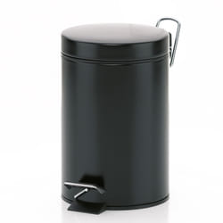 Kela 20903 poubelle Rond Métal Noir