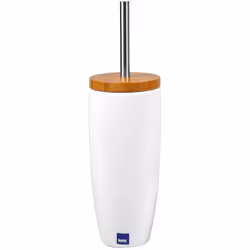 Kela 20960, Support et brosse pour toilettes, Blanc, Vitrocéramique, 375 mm, 11,5 cm