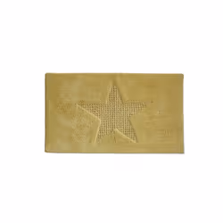 Kela Lindano, Jaune, Monochromatique, Rectangulaire, Coton, 60 x 100 cm, 1 cm