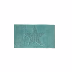 Kela Lindano, Vert, Monochromatique, Rectangulaire, Coton, 60 x 100 cm, 1 cm