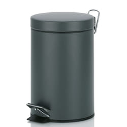Kela 21885 poubelle Rond Métal Gris
