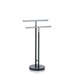 Kela Sinerio Support de serviette Colonne Anthracite, Acier inoxydable
