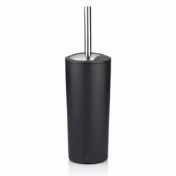 Kela Marta, Support et brosse pour toilettes, Noir, Acier inoxydable, Plastique, 110 mm, 110 mm, 365 mm