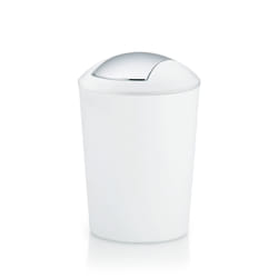 Kela Marta 5 L Rond Plastique Argent, Blanc