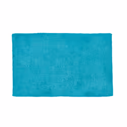 Kela Ladessa Uni, Turquoise, Monochromatique, Rectangulaire, Coton, 60 x 100 cm