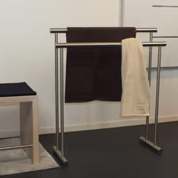 Kela Priamo Support de serviette Colonne Acier inoxydable