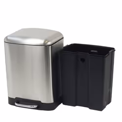 Kela 22998 poubelle Rectangulaire Acier inoxydable