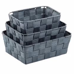 Kela 23027, Panier de rangement, Gris, Rectangulaire, Polypropylène (PP), Monochromatique, Intérieure