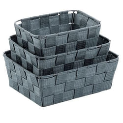 Kela 23027 Boîte de rangement Panier de rangement Rectangulaire Polypropylène (PP) Gris