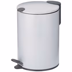 Poubelle de salle de bain Mats KELA - 3 L - Blanc - Métal