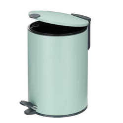 Poubelle de salle de bain Mats KELA - 3 L - Vert sauge - Métal