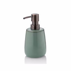 Distributeur à savon - Kela - Liana - Céramique brillante - 300 ml - Vert pin