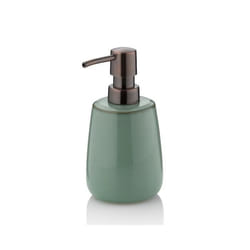 Distributeur à savon - Kela - Liana - Céramique brillante - 300 ml - Vert pin