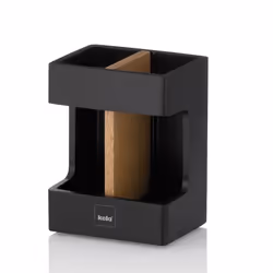 Kela 23688, Distributeurs de salle de bain, Polyrésine, Noir, 65 mm, 85 mm, 115 mm
