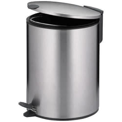 KELA Poubelle de salle de bain Mats - 5 L - Mats - 27cm - Inox - Mat