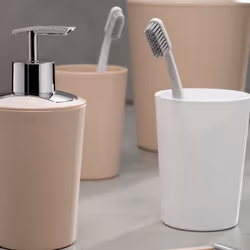Kela 24191 Plastique Rond Unique Ensemble d'accessoires pour salle de bain