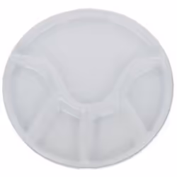 Kela 67403, Unique, Rond, Blanc, 21,5 cm