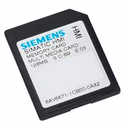 Siemens 6AV6671-1CB00-0AX2, 128 Go, MMC, Noir