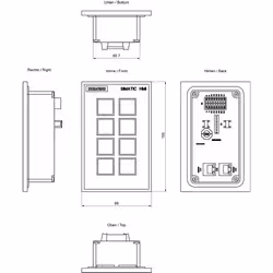 Siemens SIMATIC HMI KP8F PN - Vue supplémentaire 3