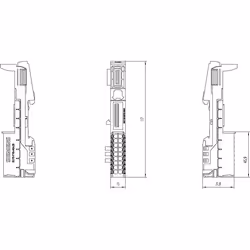 Siemens 6ES7193-6BP00-0BA0 terminal électrique