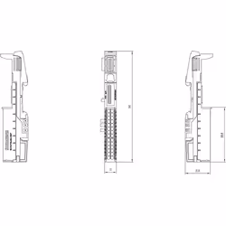 Siemens 6ES7193-6BP40-0BA1 terminal électrique