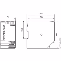 Siemens 6EP1334-2BA20 adaptateur de puissance & onduleur Intérieure Multicolore