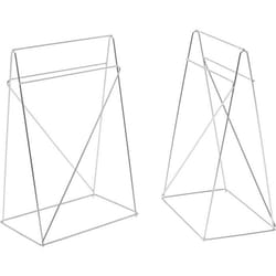 Tréteaux de bureau Polar chromés set de 2 Kare Design