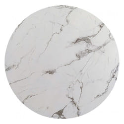 Plateau de table Schickeria effet marbre blanc Kare Design