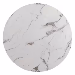 Plateau de table Schickeria effet marbre blanc Kare Design