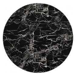 Plateau de table Schickeria effet marbre noir Kare Design
