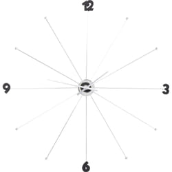 KARE Design 30199 wall/table clock Mur Digital clock Rond Noir, Acier