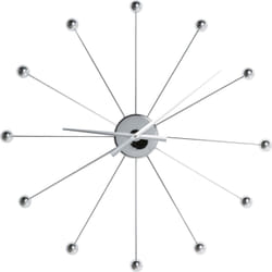 KARE Design Like Umbrella Mur Cercle Chrome, Gris