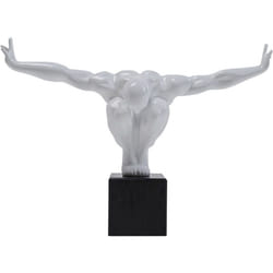 KARE Design 30795 statue et figurine décorative Noir, Blanc Marbre, Polyrésine