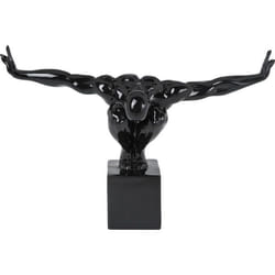 KARE Design 30796 statue et figurine décorative Noir Marbre, Polyrésine