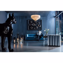 KARE Design Giardino lanterne Argent, Transparent