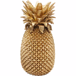 KARE Design Pineapple, Autres, Polyrésine, Or, Brillant, 495 mm, 245 mm