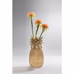 KARE Design Pineapple vase Autres Polyrésine Or
