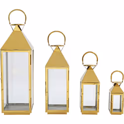 KARE Design Giardino, Or, Transparent, Verre, Acier inoxydable, 240 mm, 234 mm, 710 mm, 11 kg