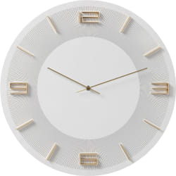 KARE Design Leonardo Mur Mechanical clock Rond Blanc