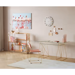 KARE Design Leonardo Mur Mechanical clock Rond Blanc