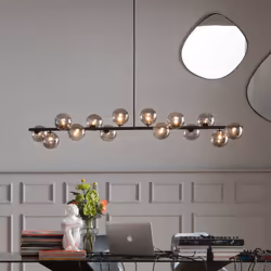 Suspension Scala Balls 150cm noire Kare Design