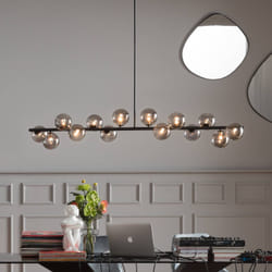 Suspension Scala Balls 150cm noire Kare Design