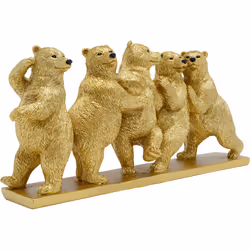 KARE Design 53451 statue et figurine décorative Or Polyrésine